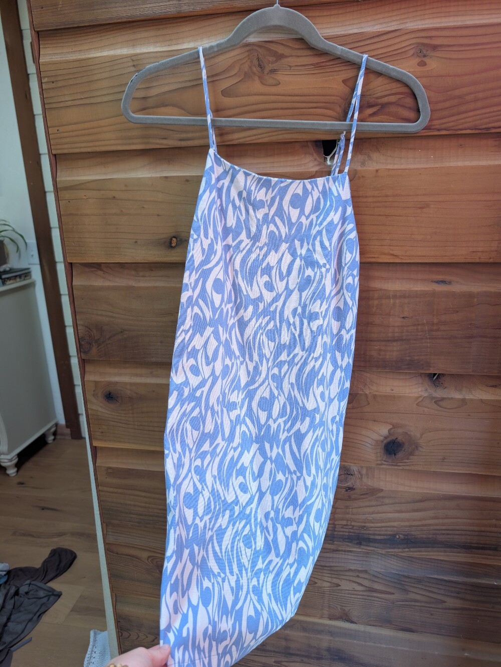 Trendy Women's Linen Blend Slip Dress